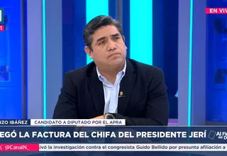 Renzo Ibañez: Es muy grave y el señor Jerí tiene que darnos explicaciones