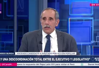 Ricardo Burga: Hay una descoordinación total entre Ejecutivo y Legislativo