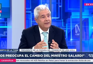Roberto de la Torre: Nos preocupa el cambio del ministro Salardi
