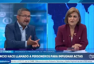 Ronald Atencio: Vamos a reconocer los resultados electorales