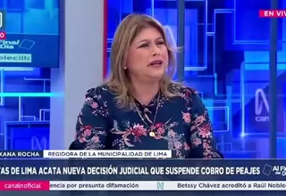 Roxana Rocha: “Está en total capacidad Emape y la Municipalidad de Lima para mantener esta vía”