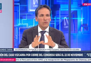 Segundo Tapia: Martín Vizcarra cometió un golpe de Estado