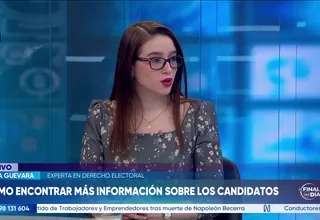 Silvia Guevara: Debates del JNE con 35 candidatos permitirán conocer propuestas ante 30% de indecisos