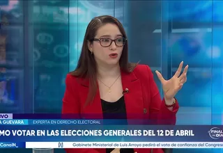 Silvia Guevara:  El voto preferencial es opcional