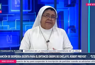 Sor Margarita Flores: La sencillez del papa León XIV me llenó de gozo