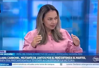 Susana Saldaña: Las bandas pequeñas ya están peleando por el control de Gamarra