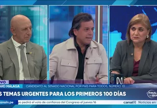 Los temas urgentes para los 100 primeros días
