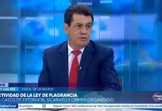 Tomás Gávez: Se dice que la Policía detiene a los culpables y que la Fiscalía los suelta, no es cierto
