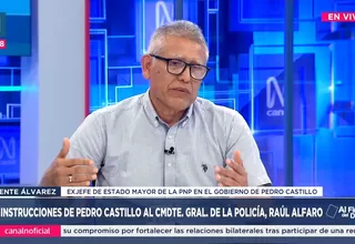 Vicente Álvarez: Yo estaba desacatando la orden del presidente Pedro Castillo