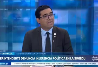 Vicente Espinoza: Está en juego la autonomía de la SUNEDU