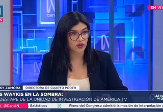 Vicky Zamora habló de pormenores detrás de la investigación periodística Los Waykis en la Sombra