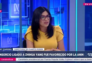Vicky Zamora: No hubo otros postores para esta licitación