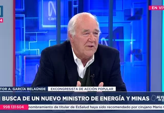 Víctor Andrés García Belaunde: Si no va el Gobierno a la CADE es porque no le interesa escuchar