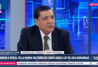 Víctor García Toma: Han transcurrido 40 años y el Poder Judicial ha incumplido el derecho al plazo razonable