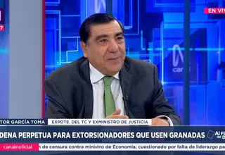 Víctor García Toma: El ministro del Interior no puede continuar