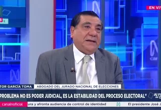 Víctor García Toma: "El problema no es el Poder Judicial, es la estabilidad del proceso electoral"