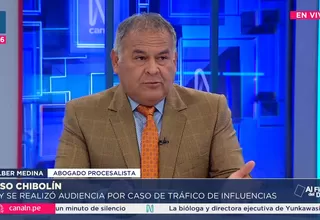 Wilber Medina: Es lamentable que un fiscal tenga estas relaciones extraprocesales con las partes