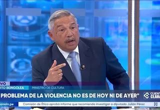 Alberto Beingolea: Estamos hablando de un problema de inseguridad de 30 años, el gobierno tiene 30 días