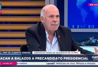 Alberto Jordán: Los disparos contra Rafael Belaunde no son de cualquier persona