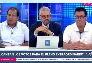 ¿Alcanzan los votos para el pleno extraordinario?