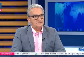 Alejandro Aguinaga asegura que Martín Vizcarra no podrá escapar de las acusaciones por presunta coima