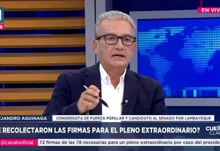 Alejandro Aguinaga: Estamos protegiendo la estabilidad