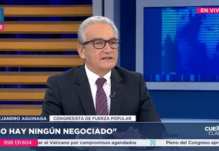 Alejandro Aguinaga: No estamos por el Gobierno, sino por el país
