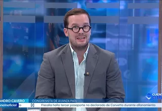 Alejandro Cavero: Balcázar es una vergüenza andante
