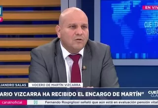 Alejandro Salas: Vizcarra no recibe pensión como presidente