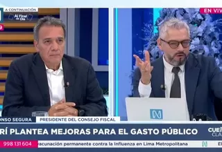 Alonso Segura: Son 17 leyes que afectan la caja fiscal