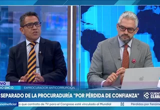 Amado Enco: Es arbitraria e ilegal mi cese como procurador anticorrupción