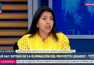 Amalia Moreno cuestiona la decisión de eliminar el proyecto Legado