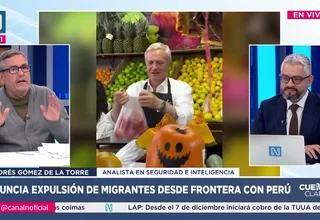 Andrés Gómez de la Torre: Plan de Kast de expulsar migrantes podría generar presión en la frontera peruana