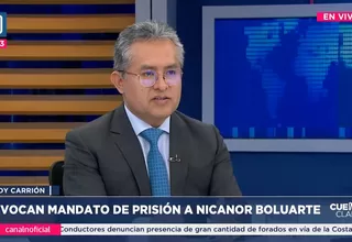 Andy Carrión explicó la situación legal de Nicanor Boluarte