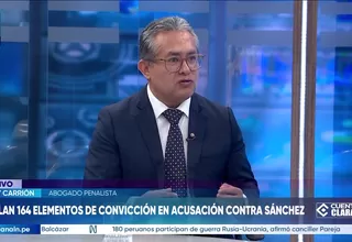Andy Carrión: Es improbable que se obtenga una decisión sobre investigación contra Sánchez antes de 28 de julio