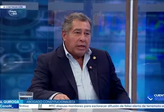 Aníbal Quiroga: No se puede hacer un referéndum para llamar a una Asamblea Constituyente