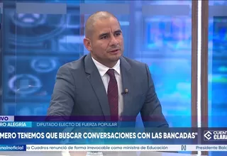 Arturo Alegría: Jorque Nieto va tener que buscar un punto de equilibrio con su bancada