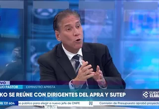 Aurelio Pastor: Luis Galarreta es un operador político importante