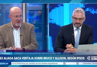 Carlos Bruce anunció que va a querellar por difamación a Rafael López Aliaga