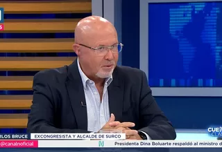 Carlos Bruce: Santiváñez ha perdido el liderazgo