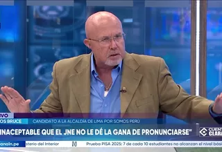 Carlos Bruce sobre pedido al JNE para precisar si un primer regidor podría recibir credencial de alcalde: Este proceso electoral está a punto de irse al trasto