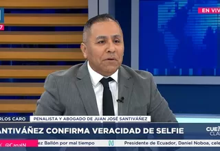 Carlos Caro afirma: "Santiváñez no reconoce conversaciones incriminatorias"