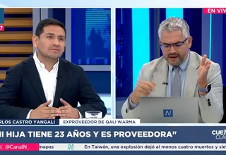 Carlos Castro Yangali confirma que su hija de 23 años es proveedora del Estado