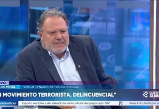 Carlos Mesía: Movimientos como Movadef son partidos marxistas
