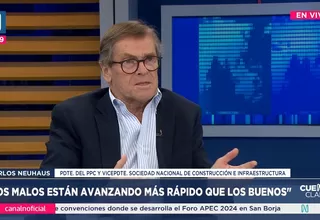 Carlos Neuhaus: La informalidad más la corrupción son una bomba de tiempo