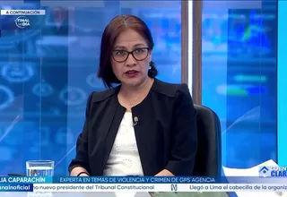 Cecilia Caparachín: Los Pulpos migraron a las extorsiones, a los secuestros y ahora se encuentran en la minería ilegal