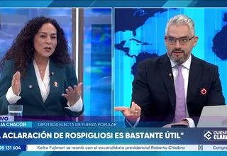 Cecilia Chacón: Fallo del TC no significa que hayan declarado inocente a Vladimir Cerrón