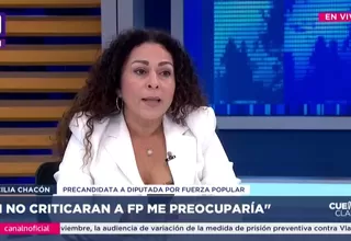 Cecilia Chacón: Fuerza Popular no es un salto a vacío