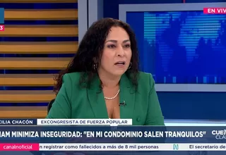 Cecilia Chacón: Ministros no tienen sentido común