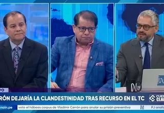 Cerrón dejaría la clandestinidad tras recurso del TC